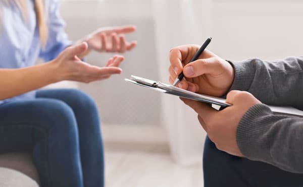 Consulta de psicología de nuestra clínica en Cangas