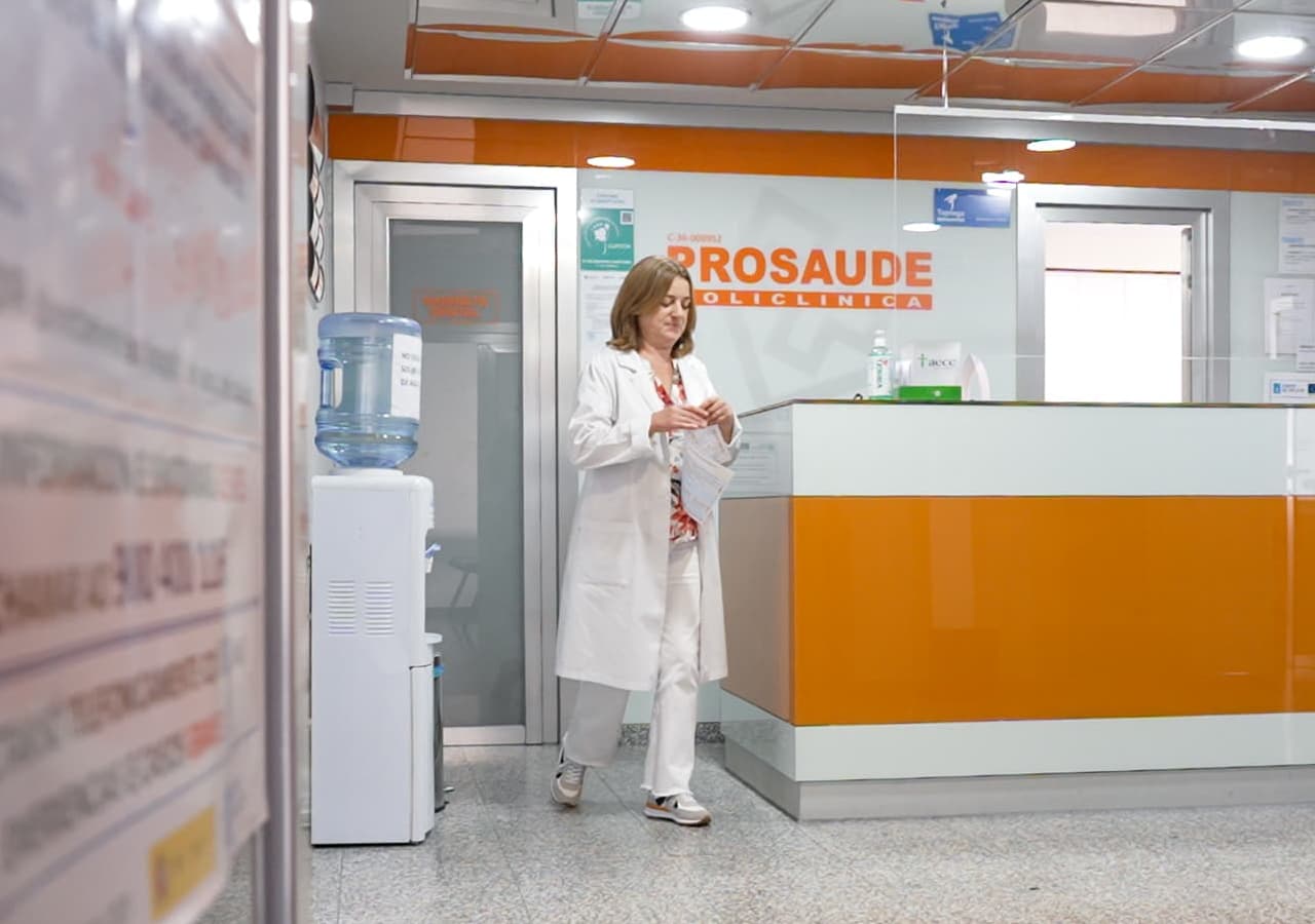 Recepción de nuestro centro médico psicotécnico en Cangas