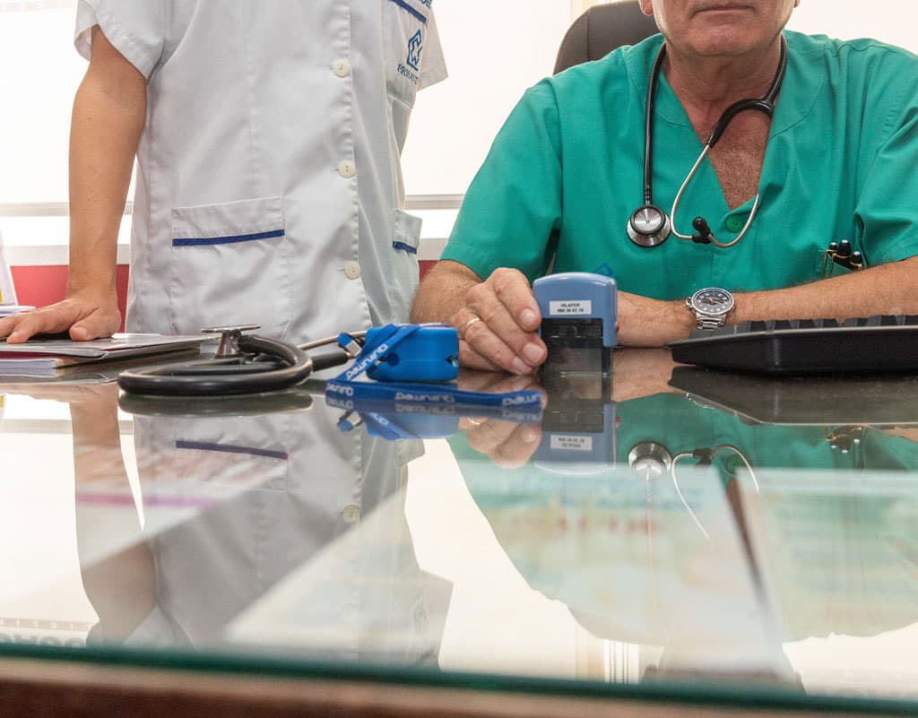 Especialidades médicas de la consulta privada de Cangas